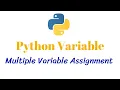 Python Variables Multiple Values assignment