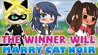 The Winner Will Marry Cat Noir Meme Ladybug MLB Gacha Life Gacha Club Shorts 