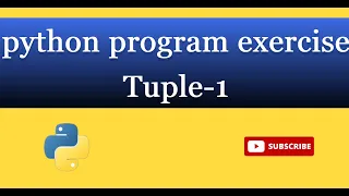 tuple 1 Write a Python program to create a tuple with different data types