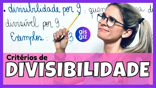 CRITÉRIOS de DIVISIBILIDADE | REGRAS DE DIVISIBILIDADE |  Matemática Básica  \Prof. Gis/