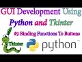 Binding functions to Buttons in a GUI - Python GUI using Tkinter In Hindi