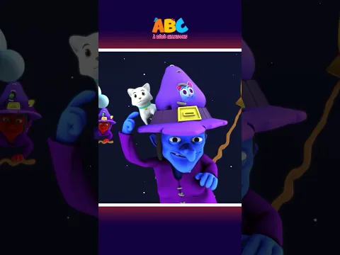 🧙‍♀️Trois Petites Sorcières - Chansons d'Halloween #shorts #halloween #kidssongs