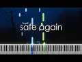 Download Lagu lmnl - safe again piano cover