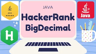 HackerRank Java BigDecimal Certification Gold Badge