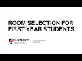 2025 Room Selection Webinar