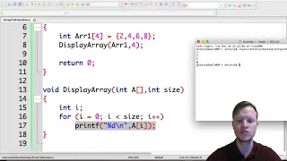 25 C Programming - Array To Function