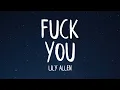 Download Lagu Lily Allen - Fuck Yous 