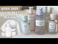 Baby Dior Skincare Review Scented Water Cleansing Foam Cleansing Water Body Lotion