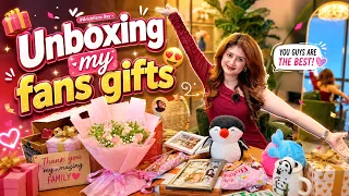 Unboxing my fans gifts🎁😍| Arishfa khan