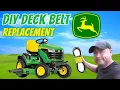 DIY John Deere S180 Deck Belt Replacement Made Easy