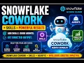 Snowflake AI Snowflake Cowork Custom Skills