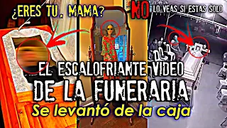 El escalofriante video de la funeraria | Se levantó de la caja