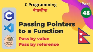 Passing Pointers to a Function C Programming Tutorial in Nepali
