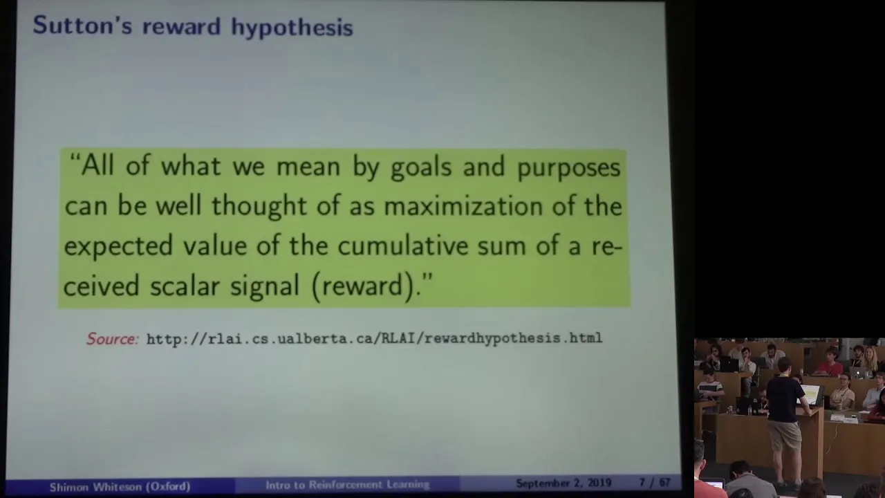 Shimon Whiteson - Reinforcement Learning Pt.1