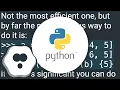 How can I compare two lists in python and return matches