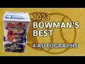Opening 2023 Bowman s Best Hobby Box Four autographs nice rookie inserts