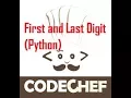 Codechef First and Last Digit Using Python