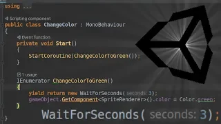 How to run code after a delay in Unity with coroutines