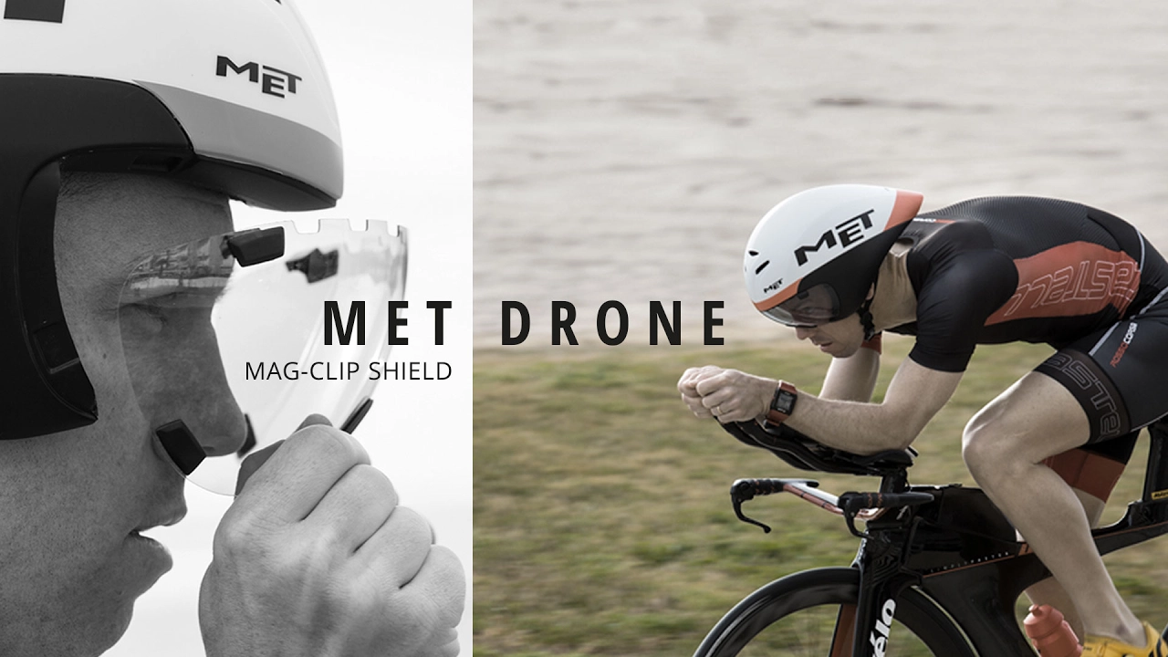 MET DRONE - MAG-CLIP Shield _ #T1 SWIM TO BIKE