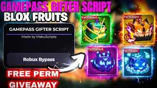 UPDATE GamePass Gifter Script Blox Fruits Script OVERPOWERED UNDETECTED FREE PERM
