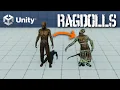 Ragdolls - Creation Transitioning to and Optimization Unity Tutorial