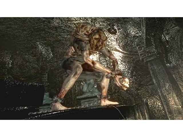 Resident Evil HD Remaster: Lisa Trevor Boss Fight (4K 60fps)