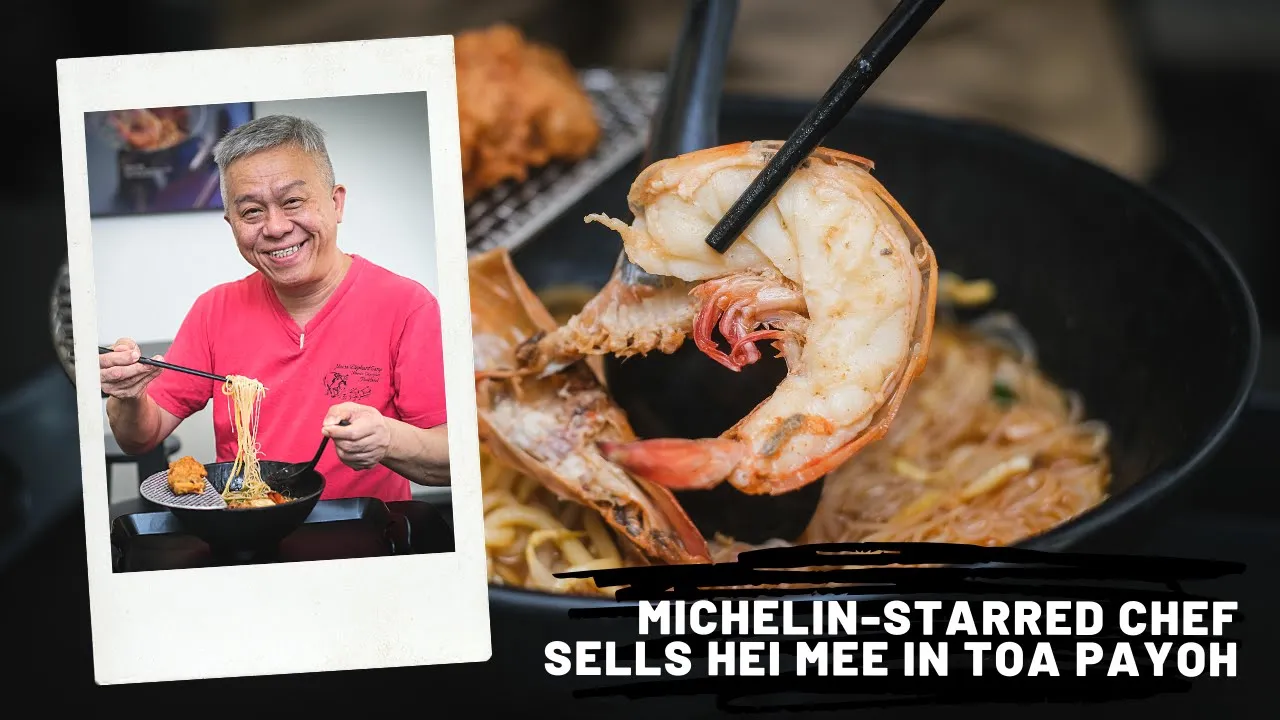 Chef Kangs Prawn Noodle House  Michelin-Starred Chef Sells Hei Mee in Toa Payoh