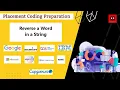 Reverse a Word in a String Placement Coding Questions TCS WIPRO INFOSYS Coding Question