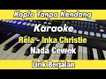 Karaoke - Rela Koplo Tanpa Kendang Lirik Berjalan Nada cewek