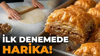 İLK KEZ BAKLAVA YAPACAKLAR İÇİN ‼️ TÜM DETAYLARI İLE EV BAKLAVASI TARİFİ💯