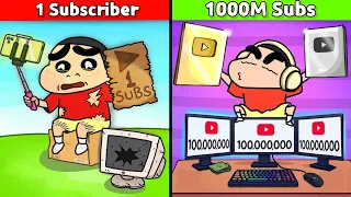 shinchan became the biggest youtuber 