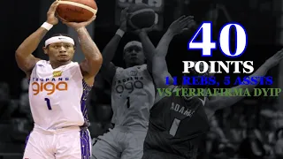 Bobby Ray Parks Jr Highlights Terrafirma Dyip vs TNT Tropang Giga PBA Bubble