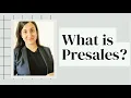 What is Presales in IT