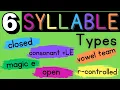 6 Syllable Types Review