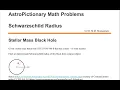 Schwarzschild Radius
