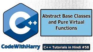 Abstract Base Class Pure Virtual Functions in C C Tutorials for Beginners