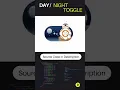 Day Night Mode Toggle Button using HTML CSS