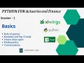 Python for Actuaries - 02