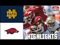 Notre Dame Fighting Irish vs. Arkansas Razorbacks | Full Game Highlights | ESPN College Football