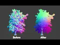 Transfer Sphere Normals on Tree with Blender Python