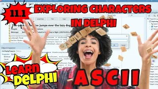 Delphi Programming Unit 11 1 Exploring Characters ASCII Ord Function OnKeyPress Event