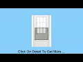 32 x 76 Combination Exterior Door with 9 Lite Window and White Self Storing Storm