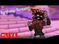 Birt ay stream and playing games with viewers