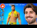 MY REDDIT MADE ME A SUMMER FORTNITE SKIN