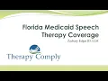 Florida Medicaid Coverage of Speech Therapy Services