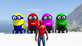 الرجل العنكبوت انقاذ باتمان Spider-Man Rescue batman vs iron man vs venom funny Game GTA 5 superhero