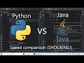 Python vs Java Speed comparison SHOCKING