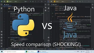 Python vs Java Speed comparison SHOCKING