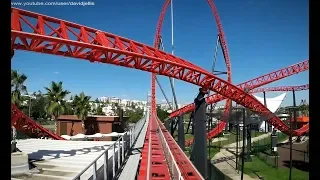 Red Fire Front Seat POV - ViaSea Theme Park Istanbul Turkey