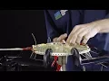 Professional badminton racket stringing in 10 steps